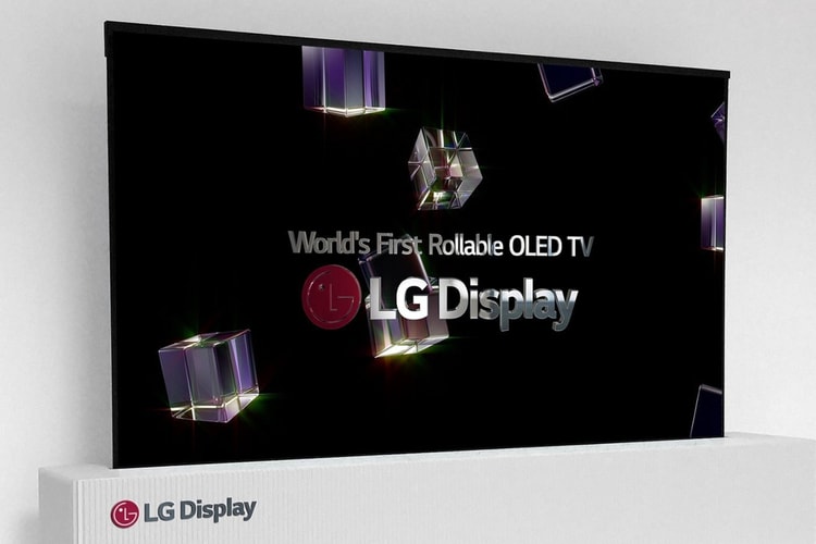 LG Introduces a 65-Inch OLED TV That Rolls up Like a Poster