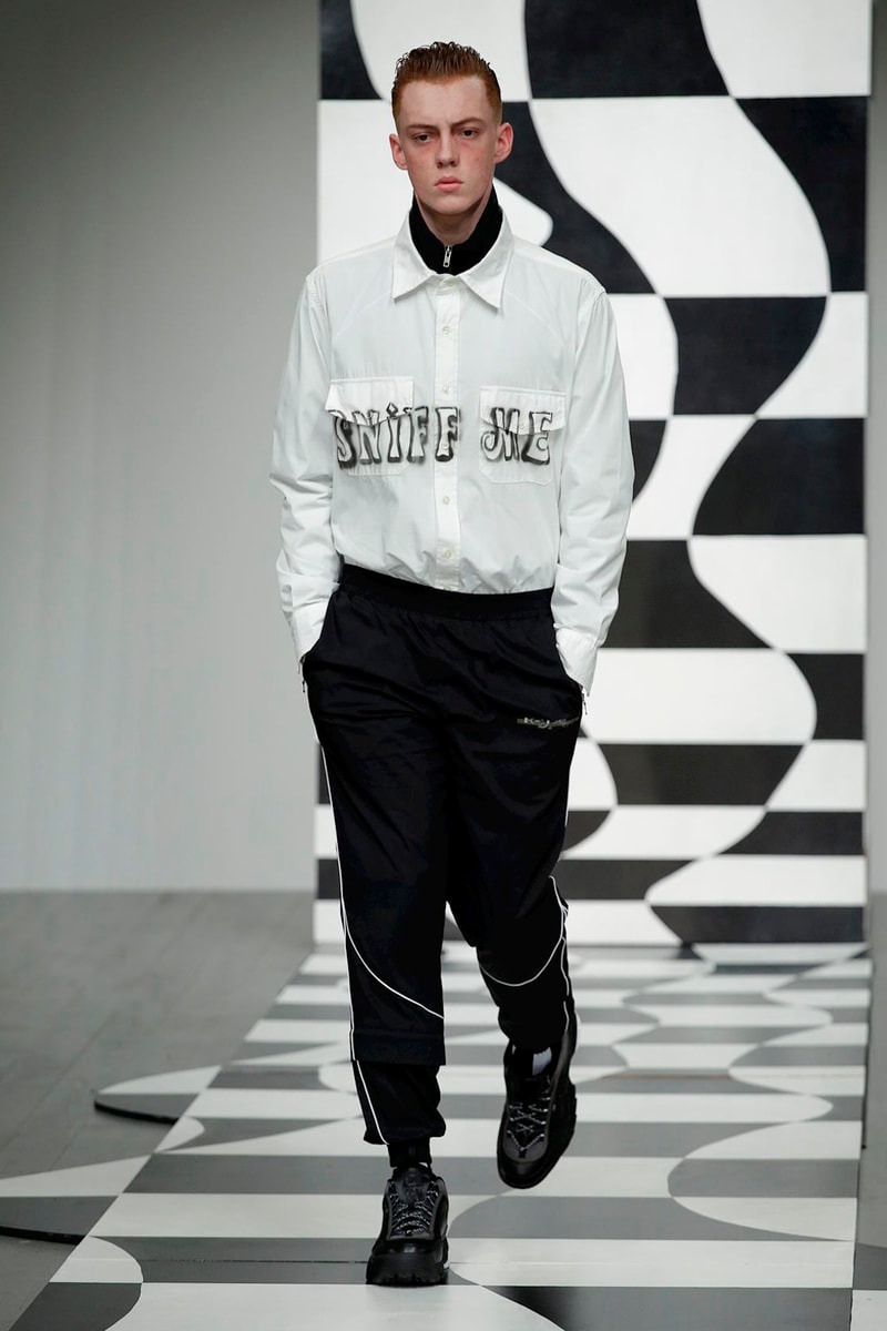 Liam Hodges 2018 Fall Winter Collection Runway FILA london fashion week london fashion week mens lfwm