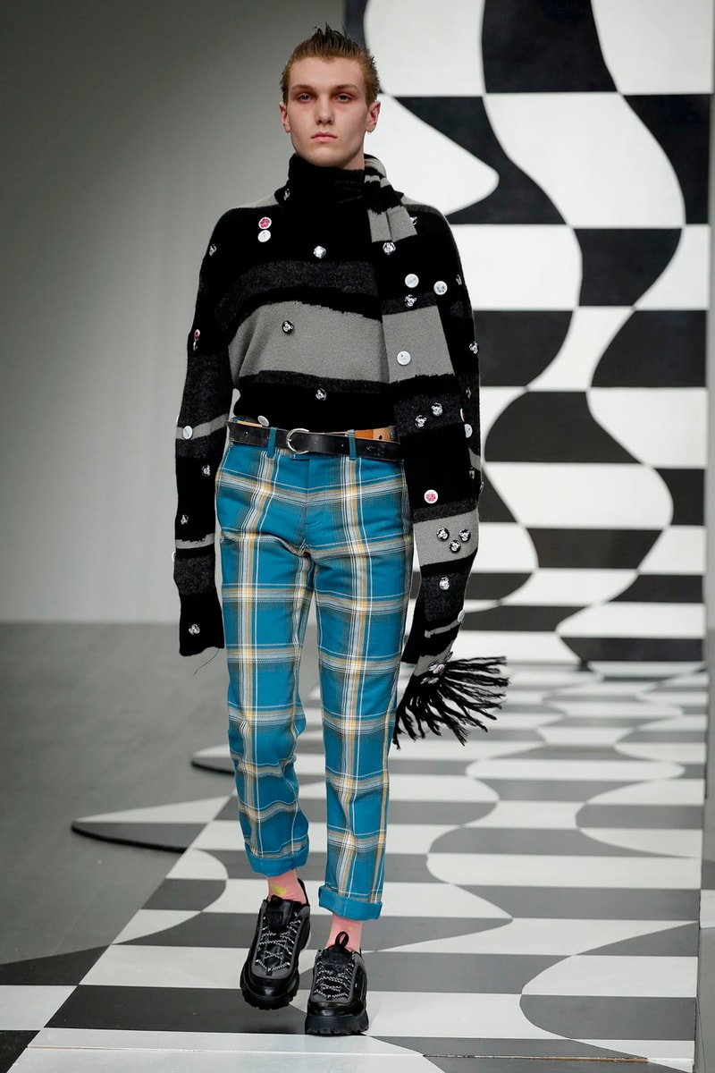 Liam Hodges 2018 Fall Winter Collection Runway FILA london fashion week london fashion week mens lfwm