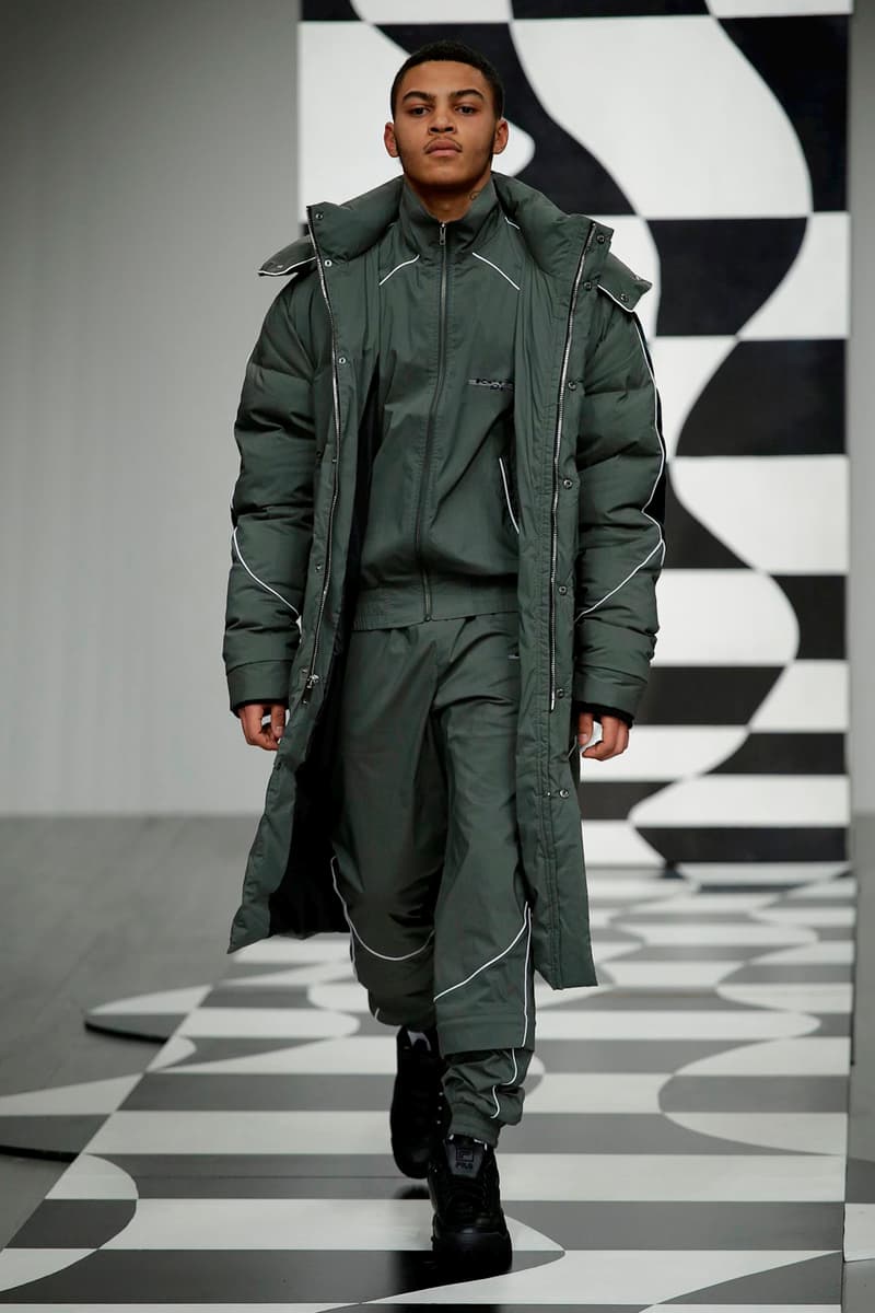 Liam Hodges 2018 Fall Winter Collection Runway FILA london fashion week london fashion week mens lfwm