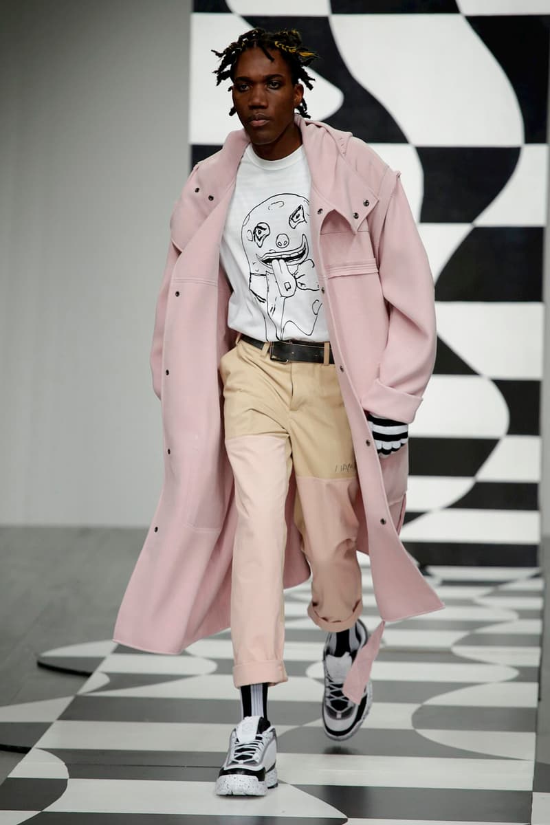 Liam Hodges 2018 Fall Winter Collection Runway FILA london fashion week london fashion week mens lfwm