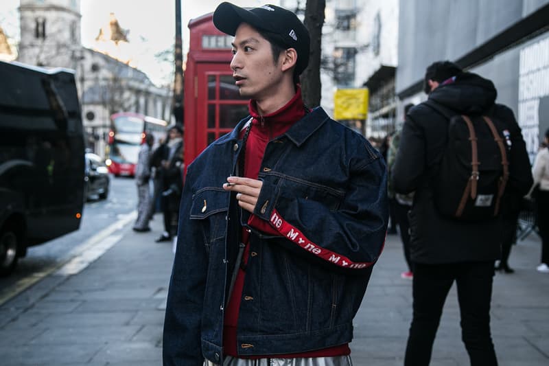 London Fashion Week Men's Fall/Winter 2018 Street Style Streetsnaps Balenciaga Nike Virgil Abloh Off-White Triple-S A-COLD-WALL*