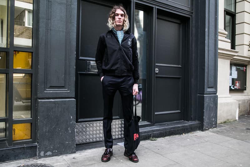 London Fashion Week Men's Fall/Winter 2018 Street Style Streetsnaps Balenciaga Nike Virgil Abloh Off-White Triple-S A-COLD-WALL*