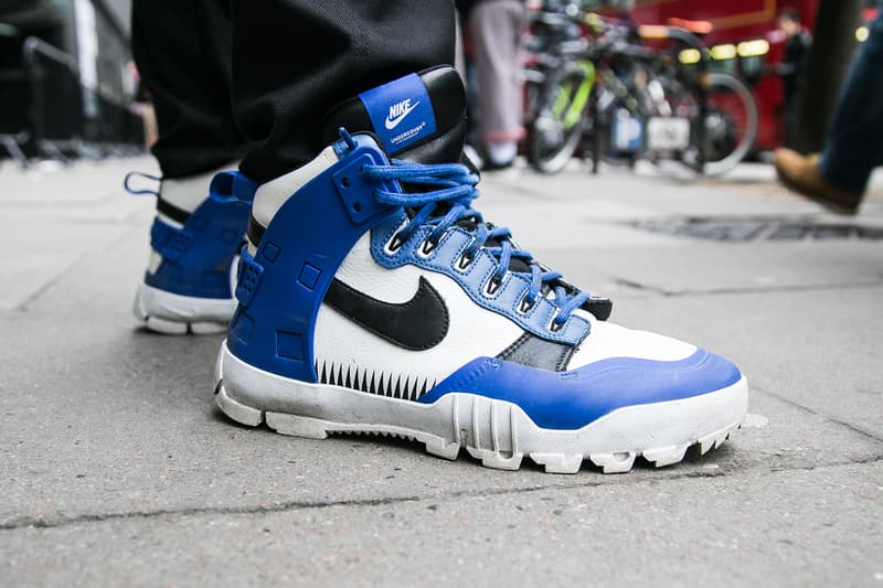 London Fashion Week Men's Fall/Winter 2018 Street Style Streetsnaps Balenciaga Nike Virgil Abloh Off-White Triple-S A-COLD-WALL*