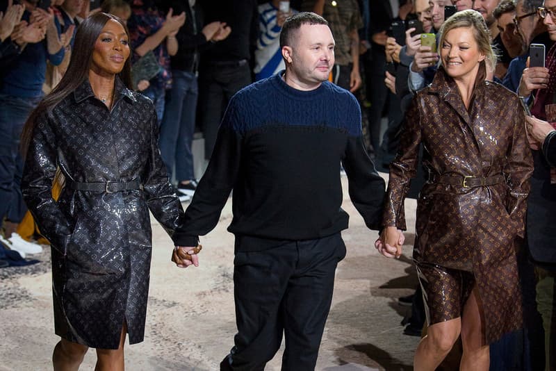 Louis Vuitton Fall/Winter 2018 Paris Fashion Week Kim Jones Supreme Naomi Campbell Kate Moss Nike fragment design Gucci Burberry Gosha Rubchinskiy SOPHnet Marc Jacobs