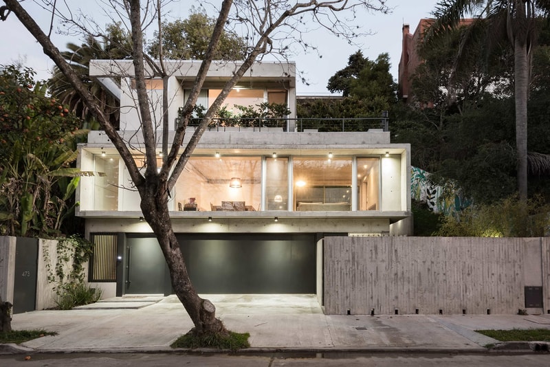 LRC House San Isidro Architecture Design Reinforced Concrete Natural Ravine Swimming Pool BDB Architects