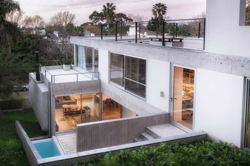LRC House San Isidro Architecture Design Reinforced Concrete Natural Ravine Swimming Pool BDB Architects