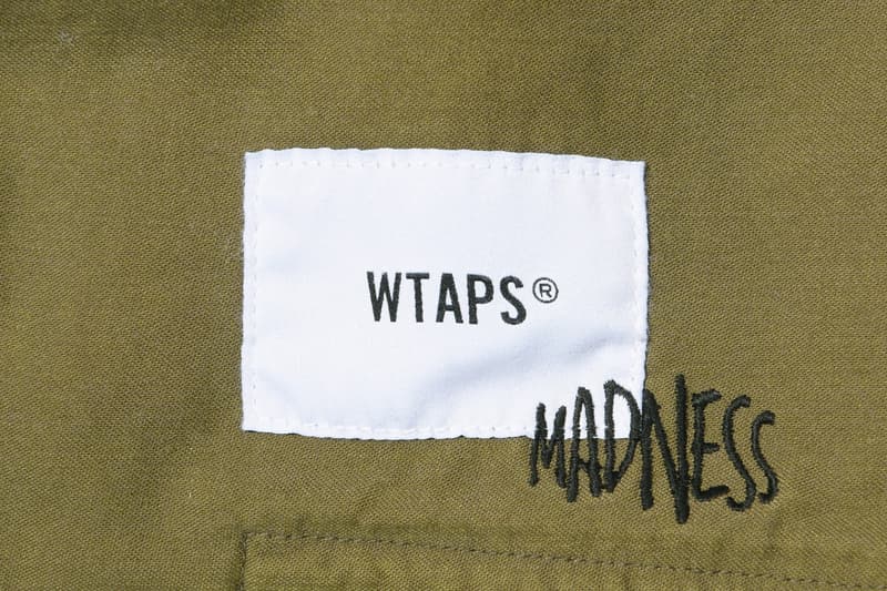 MADNESS WTAPS Fashion Apparel Outerwear Streetwear Clothing Military Park Olive Green Tee Tshirt Release Info Drops Date January 13