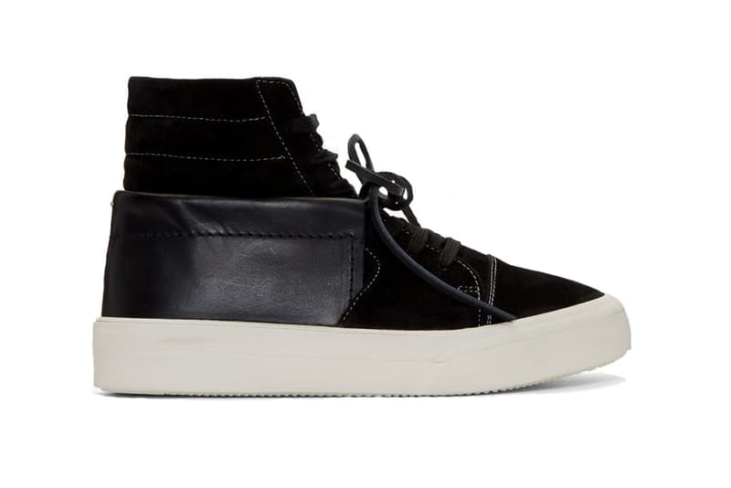 Maison Margiela Hybrid Sneakers black suede buffed leather vans sk8 hi chukka moccasin