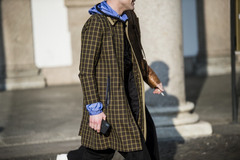 Milan Fashion Week Fall/Winter 2018 Street Style day 2 streetsnaps supreme louis vuitton off white burberry gosha prada margiela