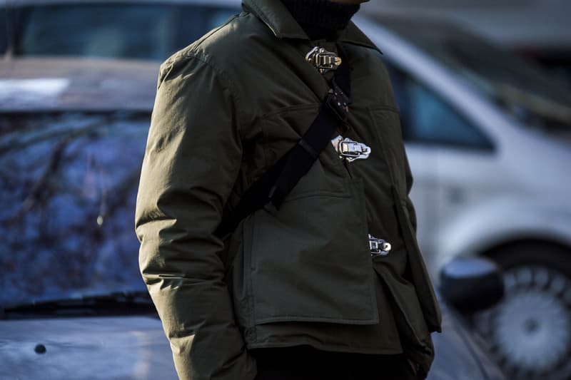 Milan Fashion Week Fall/Winter 2018 Street Style day 2 streetsnaps supreme louis vuitton off white burberry gosha prada margiela
