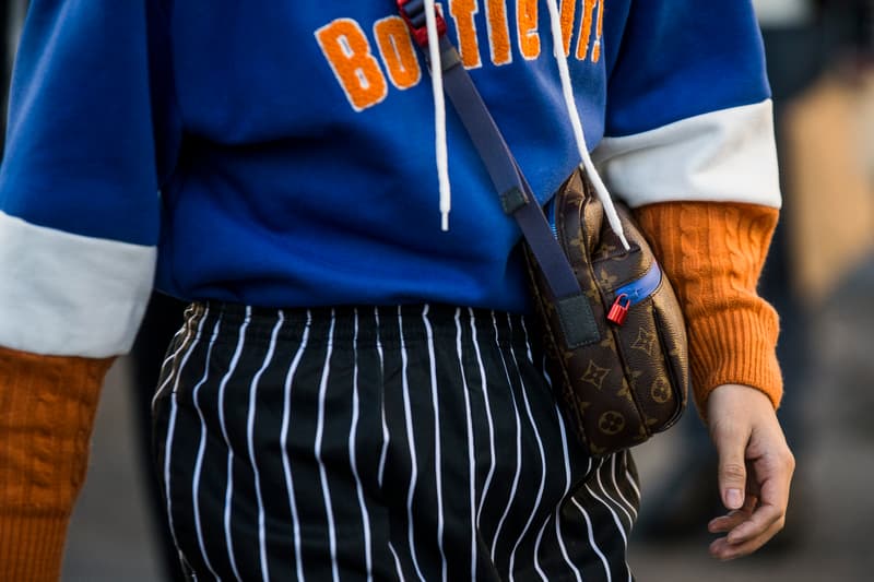 Milan Fashion Week Fall/Winter 2018 Street Style men's burberry gosha rubchinskiy streetsnaps supreme