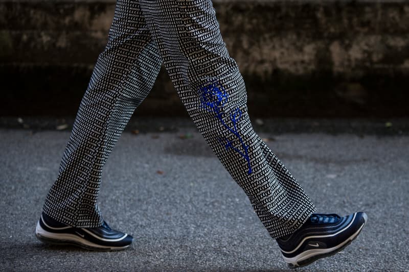 Milan Fashion Week Fall/Winter 2018 Street Style men's burberry gosha rubchinskiy streetsnaps supreme