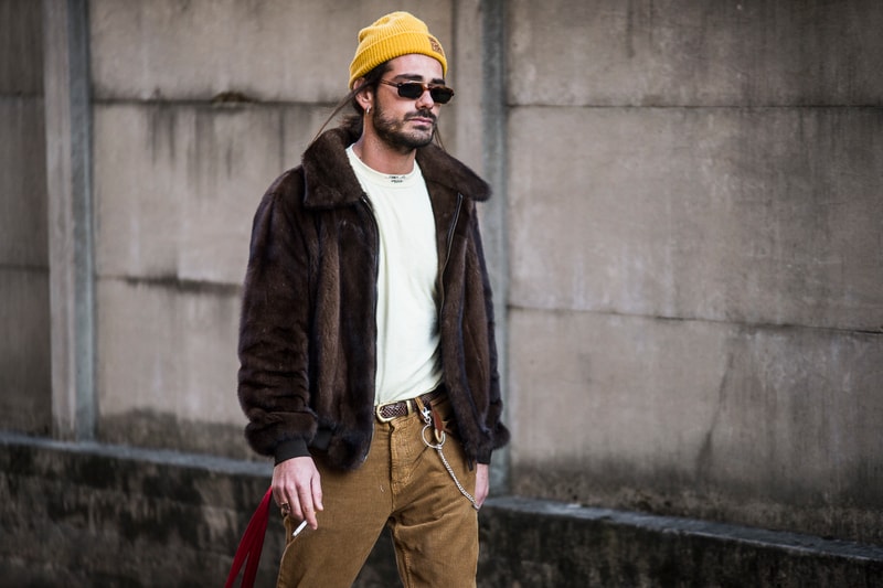 Milan Fashion Week Fall/Winter 2018 Street Style men's burberry gosha rubchinskiy streetsnaps supreme