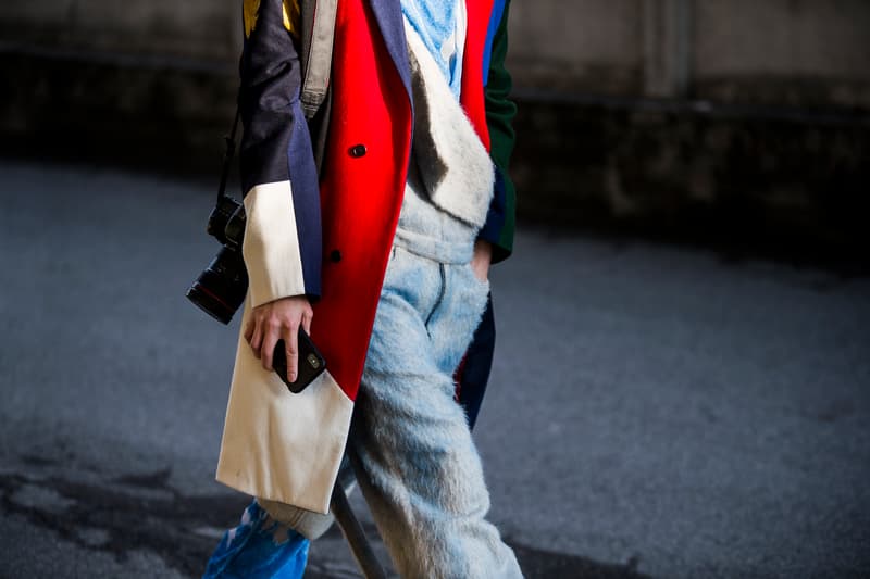 Milan Fashion Week Fall/Winter 2018 Street Style men's burberry gosha rubchinskiy streetsnaps supreme