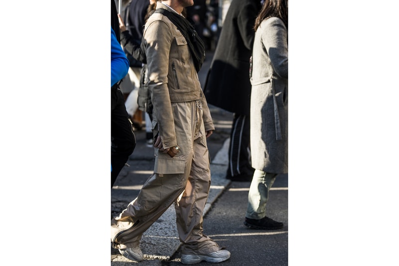 Milan Fashion Week Fall/Winter 2018 Street Style men's burberry gosha rubchinskiy streetsnaps supreme