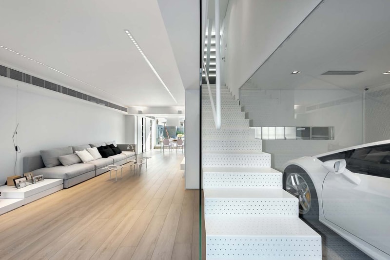 Millimeter Interior Design Hong Kong In-home garage Home Architecture