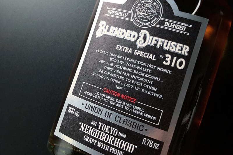 NEIGHBORHOOD Joins Linc Original Makers for Bottled Blended Diffuser
