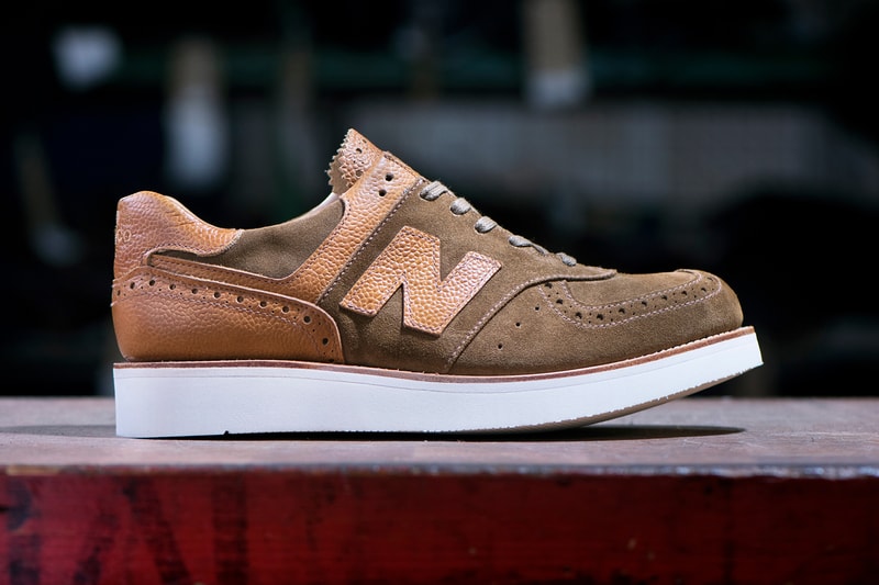 New Balance 576 Grenson Phase Two Traditional Footwear Brogue Kiltie Sneaker Full Grain Leather