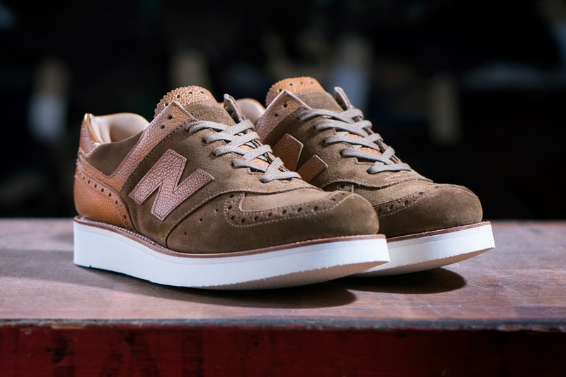 New Balance 576 Grenson Phase Two Traditional Footwear Brogue Kiltie Sneaker Full Grain Leather