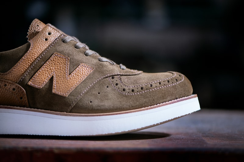 New Balance 576 Grenson Phase Two Traditional Footwear Brogue Kiltie Sneaker Full Grain Leather