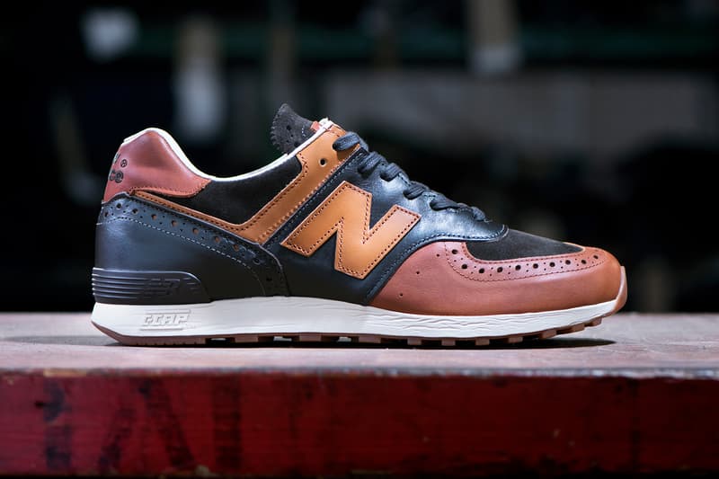 New Balance 576 Grenson Phase Two Traditional Footwear Brogue Kiltie Sneaker Full Grain Leather