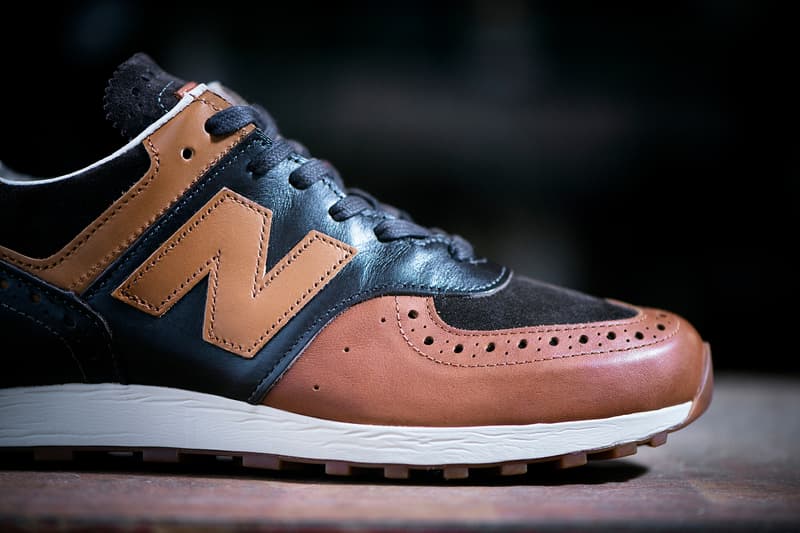 New Balance 576 Grenson Phase Two Traditional Footwear Brogue Kiltie Sneaker Full Grain Leather