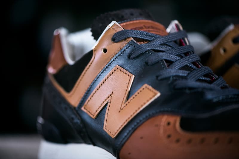 New Balance 576 Grenson Phase Two Traditional Footwear Brogue Kiltie Sneaker Full Grain Leather