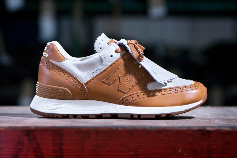New Balance 576 Grenson Phase Two Traditional Footwear Brogue Kiltie Sneaker Full Grain Leather