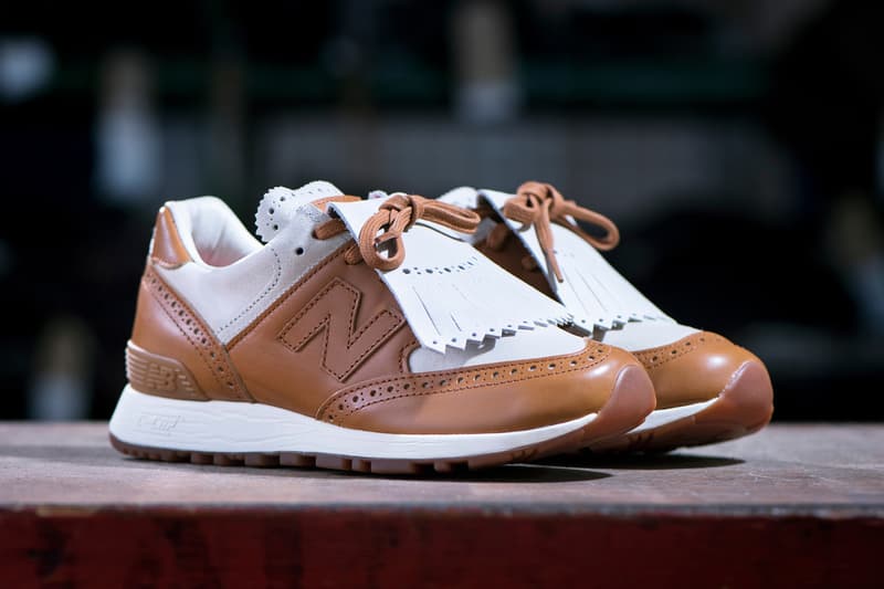 New Balance 576 Grenson Phase Two Traditional Footwear Brogue Kiltie Sneaker Full Grain Leather