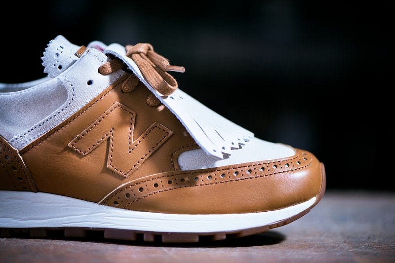 New Balance 576 Grenson Phase Two Traditional Footwear Brogue Kiltie Sneaker Full Grain Leather