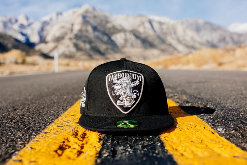 New Era ASAP Mob Yams Day 2018 YAMBORGHINI Hats A$AP headwear black white concert festival fest