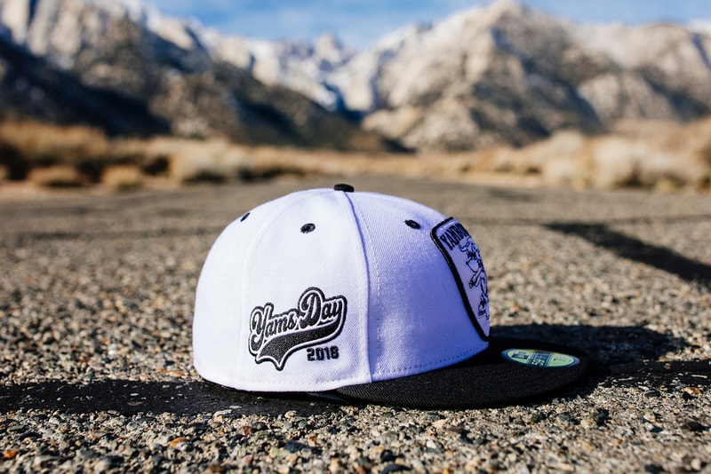 New Era ASAP Mob Yams Day 2018 YAMBORGHINI Hats A$AP headwear black white concert festival fest