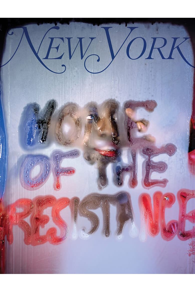 New York Magazine Mel Bochner John Giorno Alex Katz Barbara Kruger Marilyn Minter Yoko Ono Rob Pruitt Hank Willis Thomas 50 anniversary artist cover issues april 2018 Maurizio Cattelan Kerry James Marshall Rirkrit Tiravanija Will Cotton Nina Chanel Abney