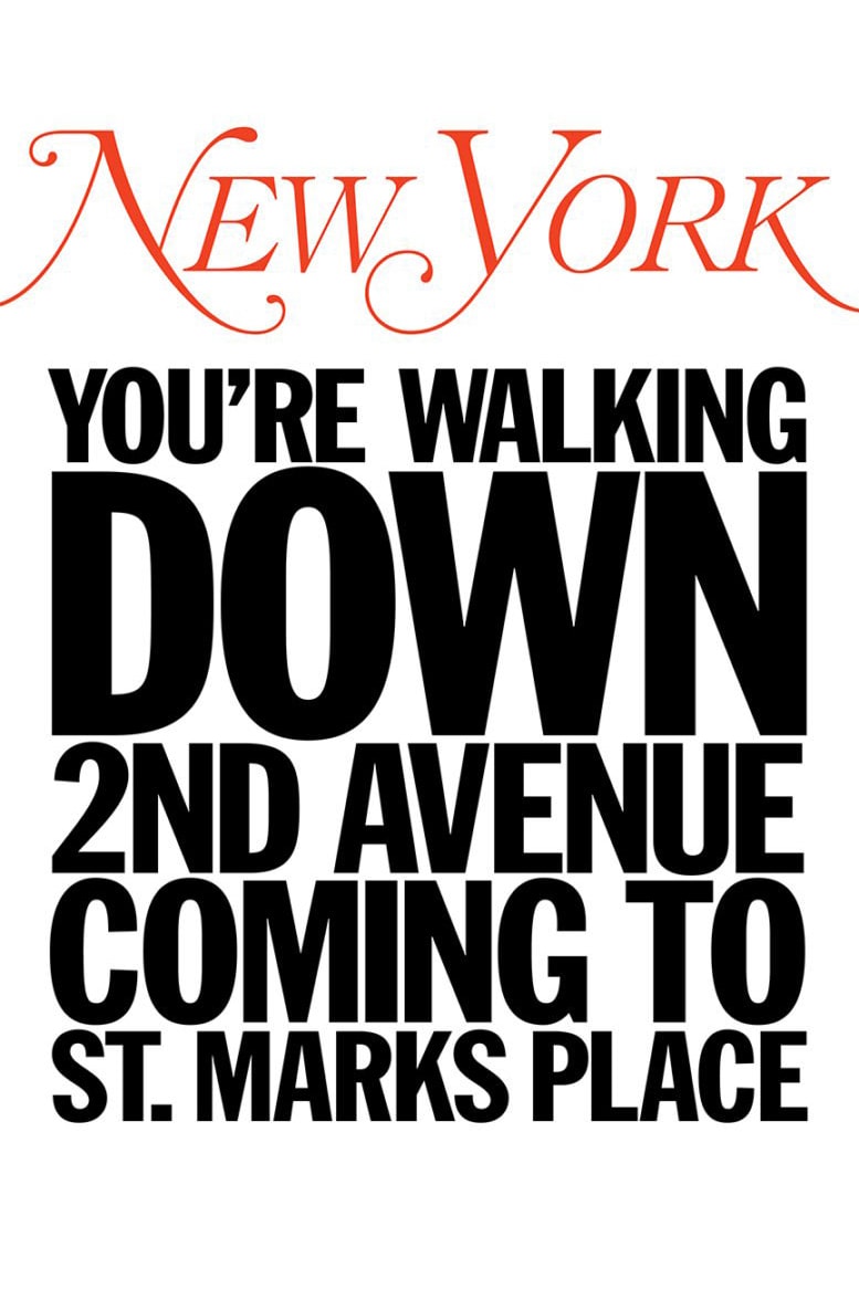 New York Magazine Mel Bochner John Giorno Alex Katz Barbara Kruger Marilyn Minter Yoko Ono Rob Pruitt Hank Willis Thomas 50 anniversary artist cover issues april 2018 Maurizio Cattelan Kerry James Marshall Rirkrit Tiravanija Will Cotton Nina Chanel Abney