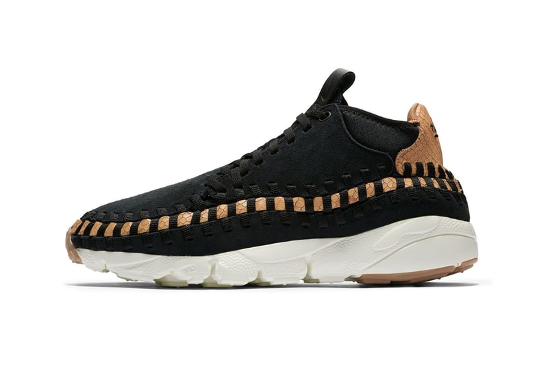 Nike Air Footscape Chukka Woven Black Dark Russet colorway sneaker shoe winter 2018