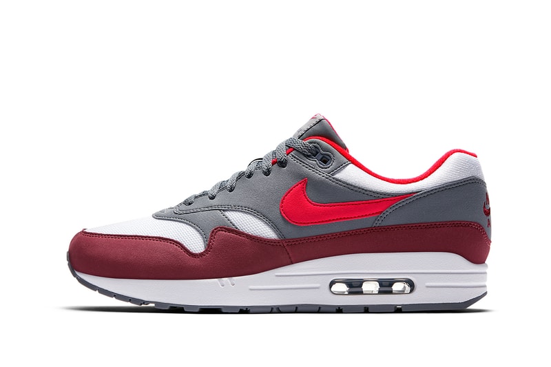 Nike Air Max 1 Infrared Red Cool Grey White January 11 2018 Release