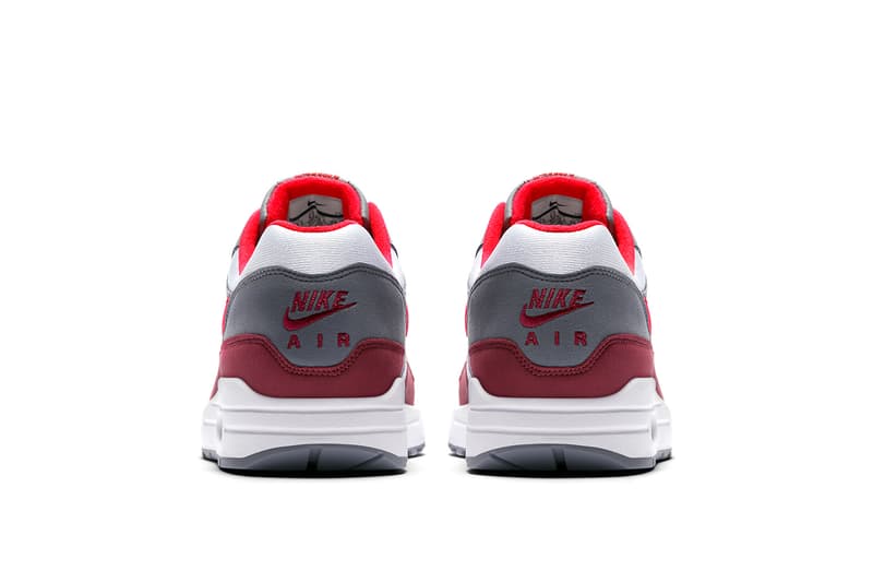 Nike Air Max 1 Infrared Red Cool Grey White January 11 2018 Release