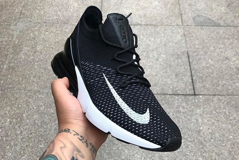 Nike Air Max 270 Black Flyknit Teaser Spring 2018 Release