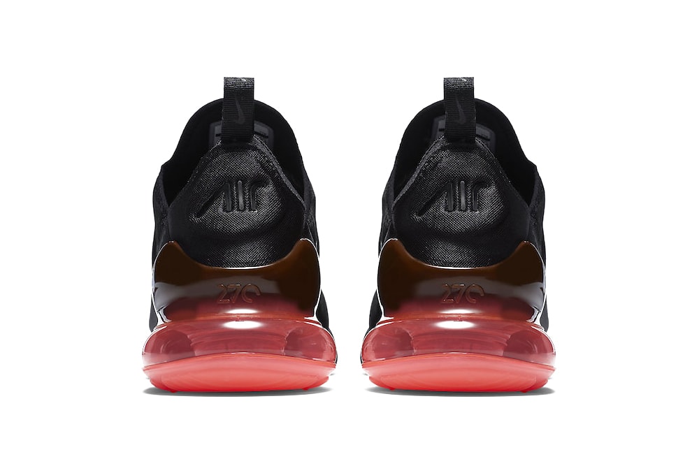 Nike Air Max 270 Hot Punch Official Look Black Red Release Date
