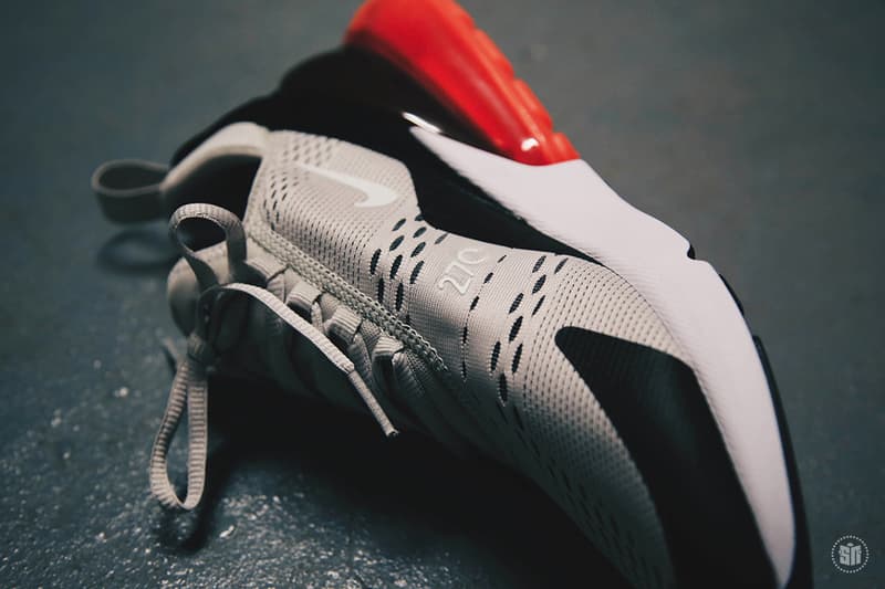 Nike Air Max 270 Light Bone Hot Punch Hypebeast