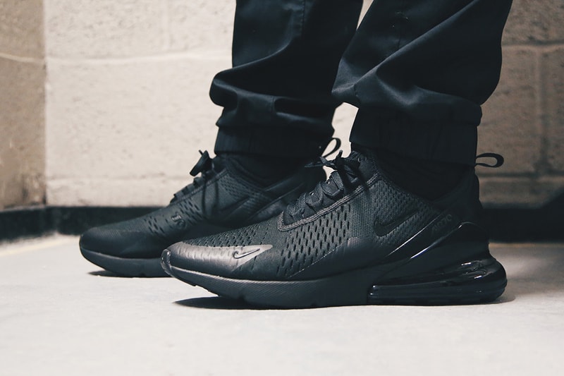 Nike Air Max 270 Black On Feet