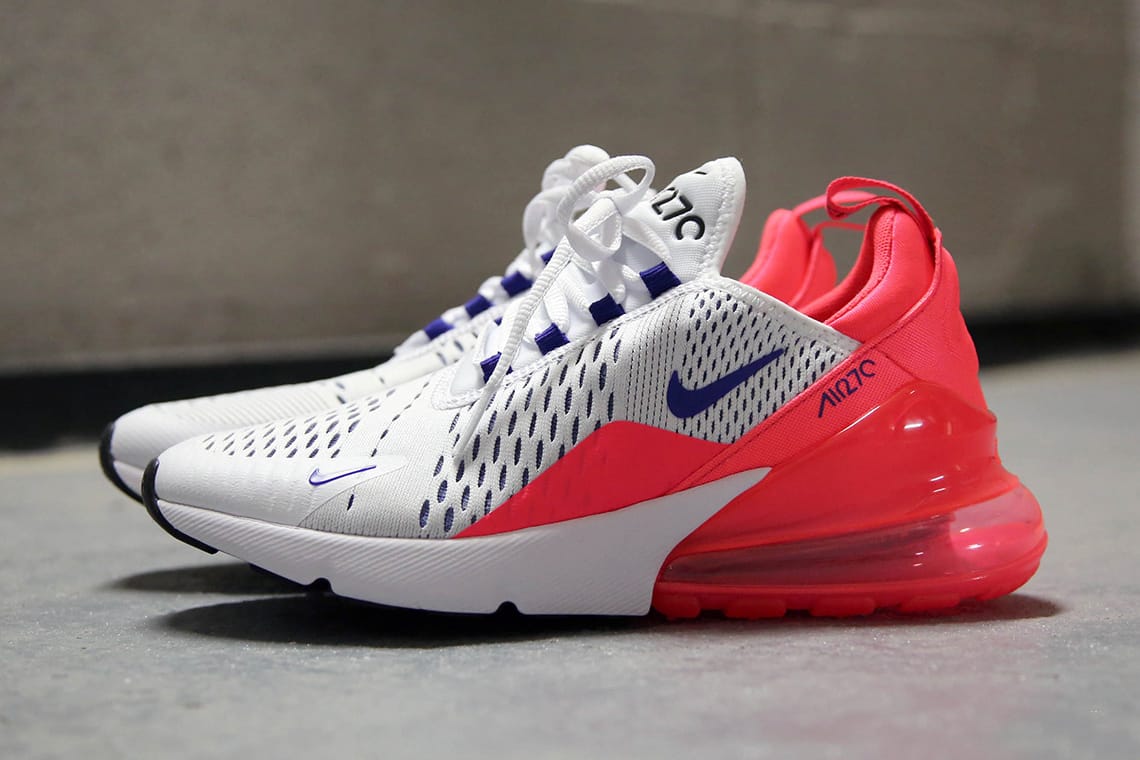 nike air max 270 with pink bubble