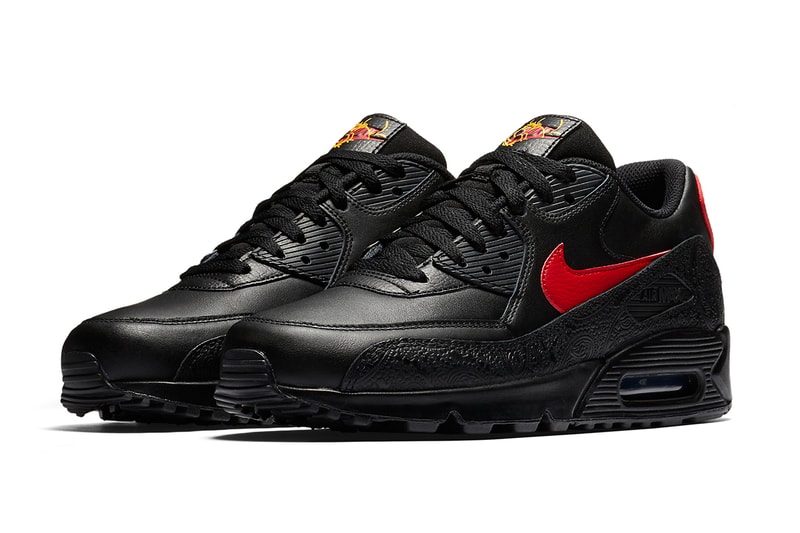Nike Air Max 90 Chinese New Year black yellow red