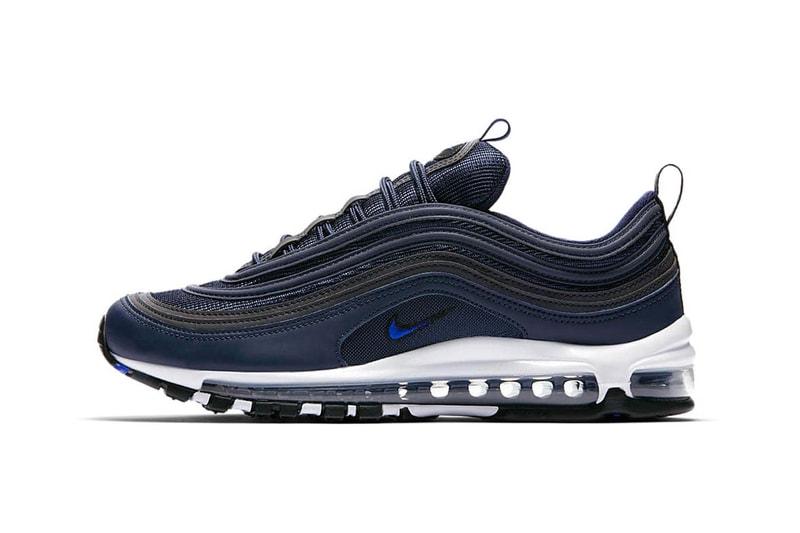 Nike Air Max 97 'Eternal Future' Release Date 'Black Anthracite' 'Desert Dust Bronze' 'Obsidian White Black' Colorways Nike Air Force 1 Skepta Virgil Abloh The Ten