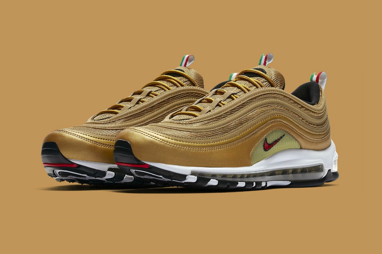 Nike Air Max 97 "Metallic Gold Italy" release date info purchase