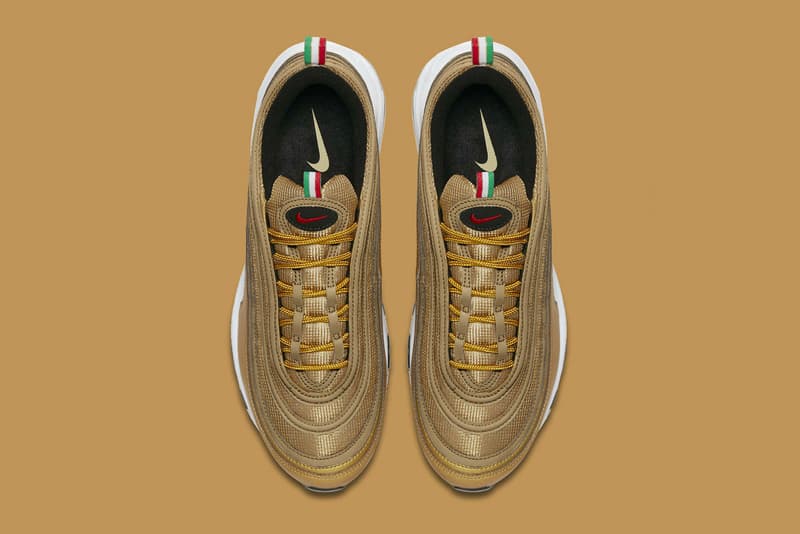 Nike Air Max 97 "Metallic Gold Italy" release date info purchase