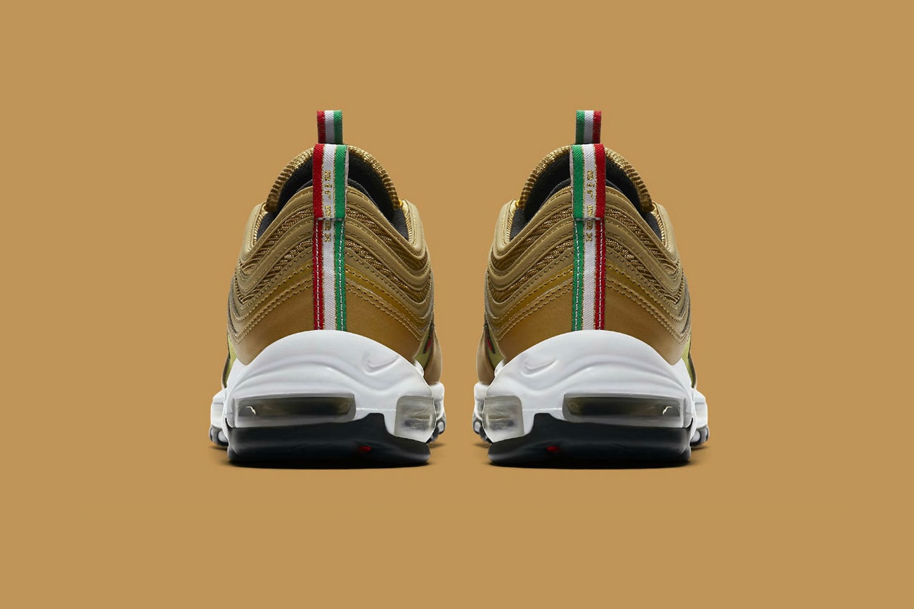 Nike Air Max 97 "Metallic Gold Italy" release date info purchase