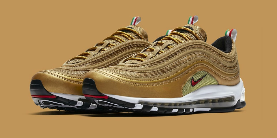 Array of Repeated Pacific Nike Air Max 97 "Metallic Gold Italy" Release | Hypebeast
