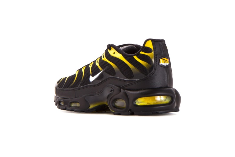 Nike Air Max Plus "Black/Vivid Sulfur" release date purchase black yellow